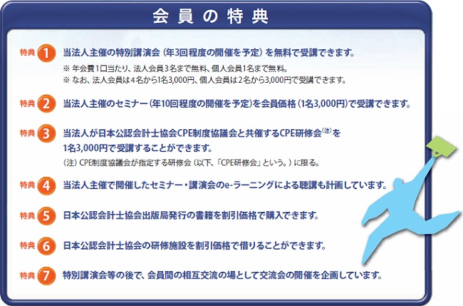 会員の特典